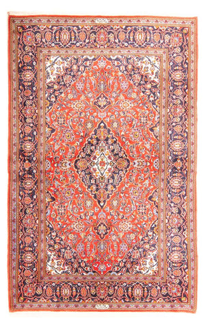 Perserteppich - Keshan 217 x 139 cm - hellrot