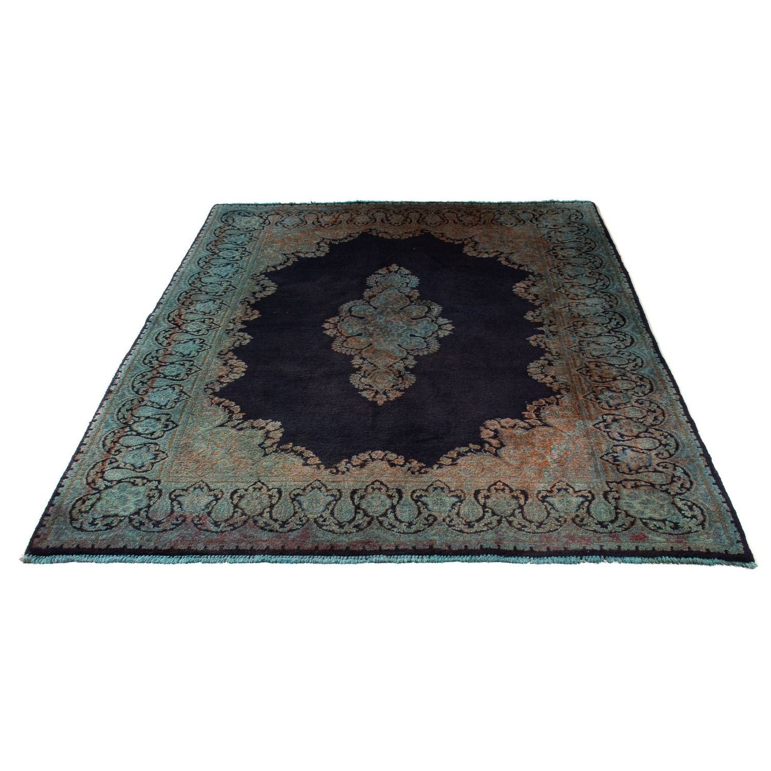 Orientteppich 199 x 151 cm - dunkelblau