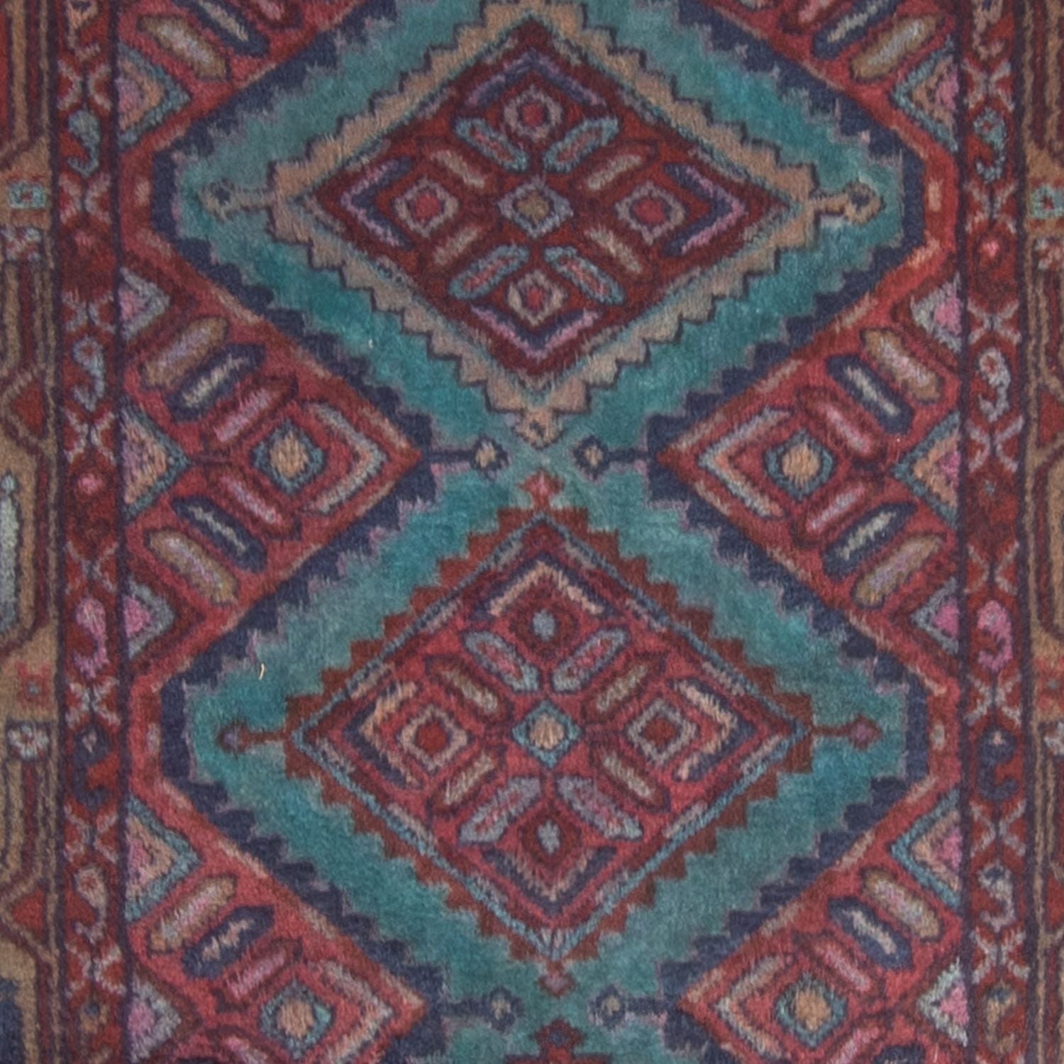Orientteppich 281 x 89 cm - blau