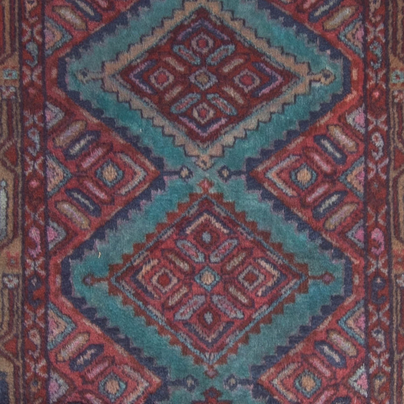 Orientteppich 281 x 89 cm - blau