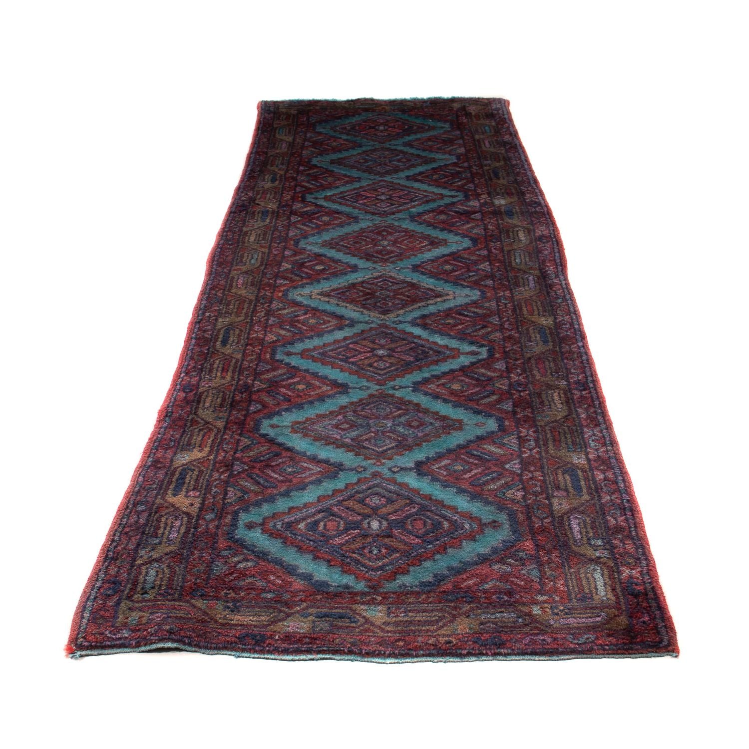 Orientteppich 281 x 89 cm - blau