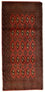 Turkaman Teppich 130 x 60 cm - rot