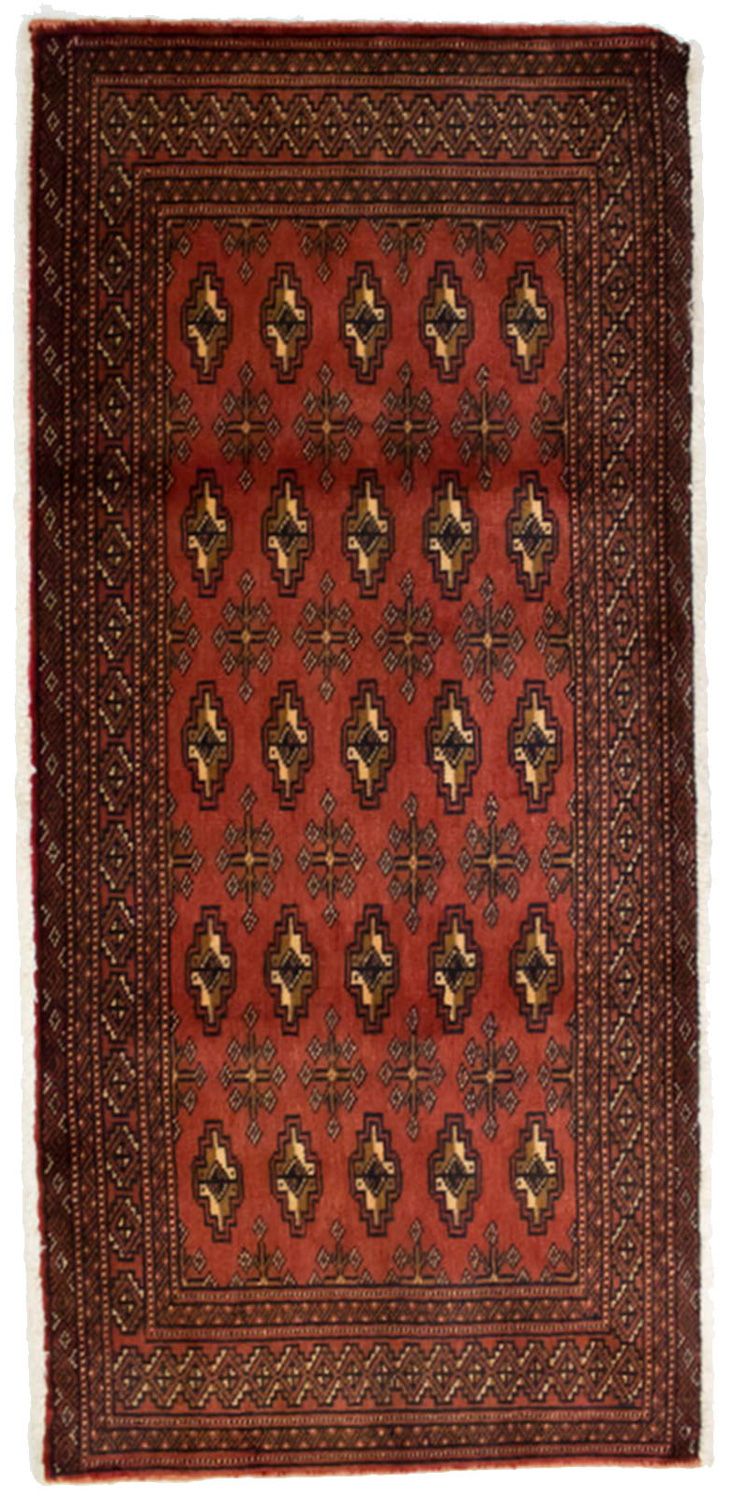 Turkaman Teppich 130 x 60 cm - rot