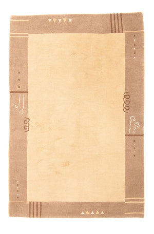 Nepal Teppich 230 x 160 cm - hellbraun