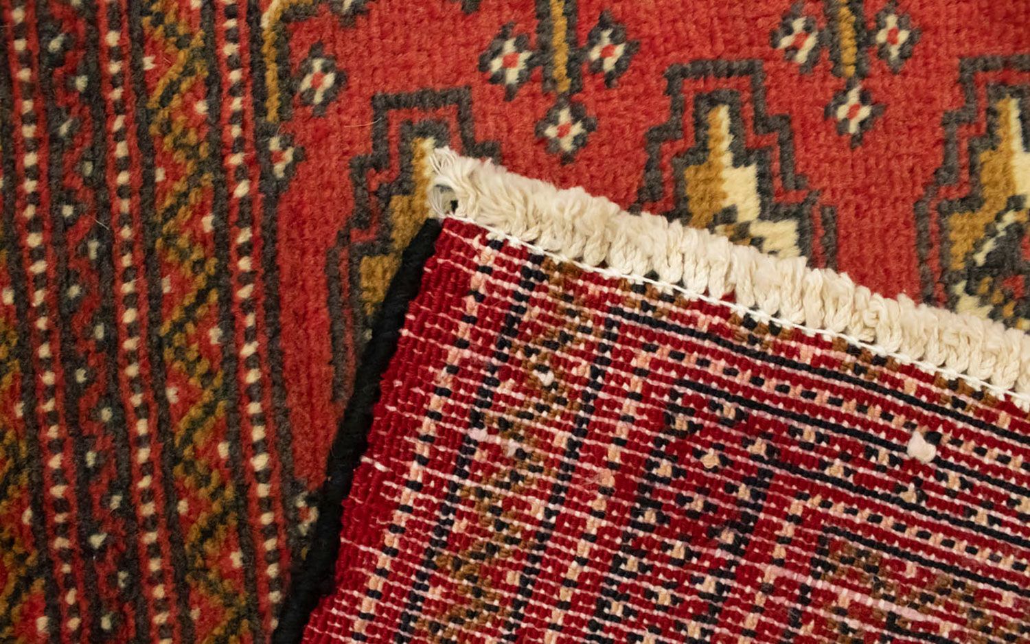 Turkaman Teppich 130 x 60 cm - rot