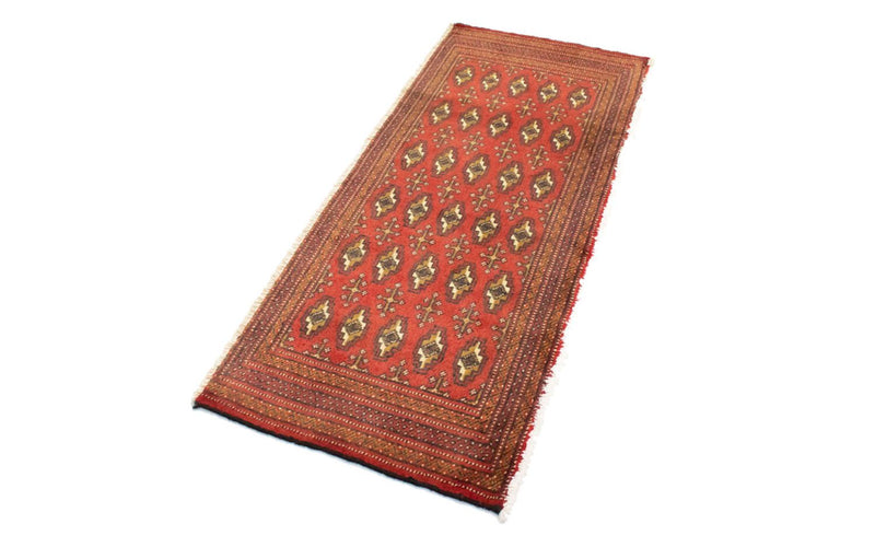 Turkaman Teppich 130 x 60 cm - rot