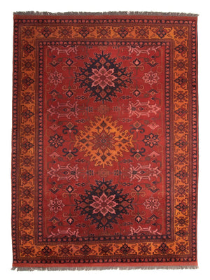 Orientteppich 313 x 210 cm - dunkelrot