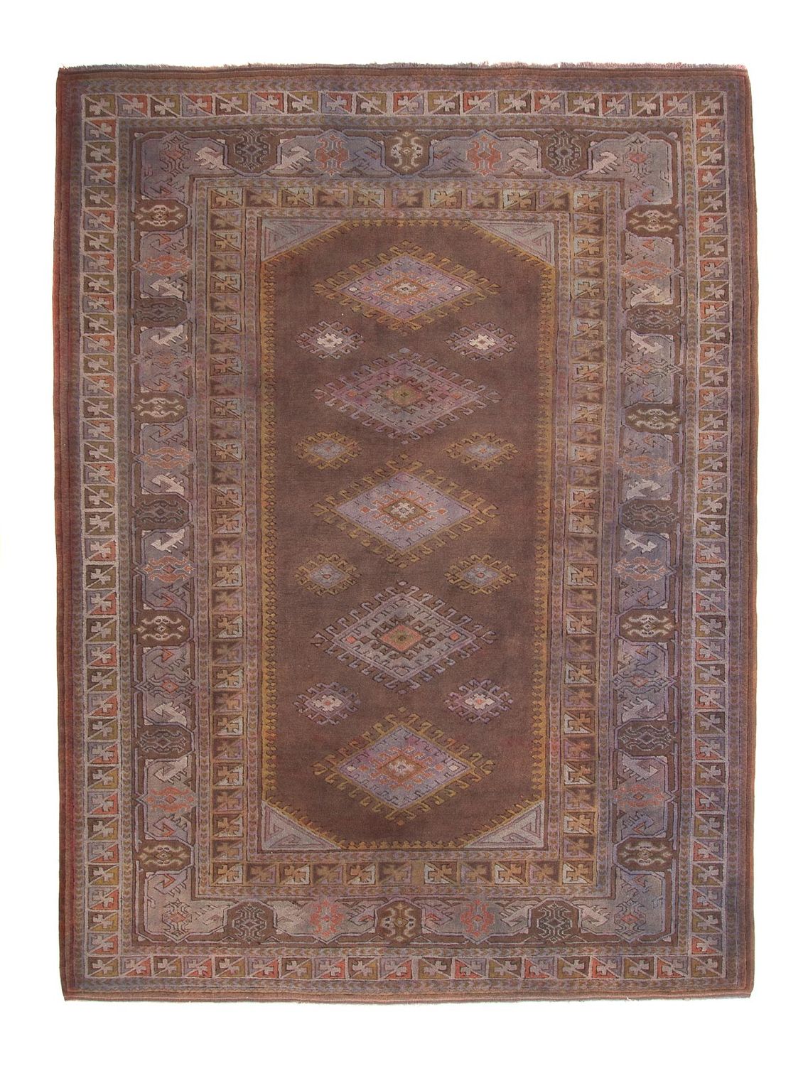 Orientteppich 285 x 200 cm - dunkelbraun