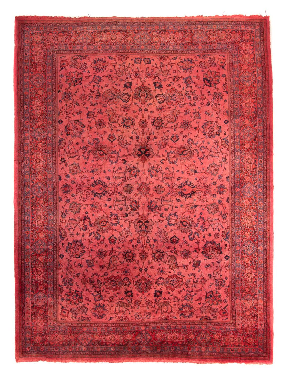Orientteppich 349 x 244 cm - hellrot