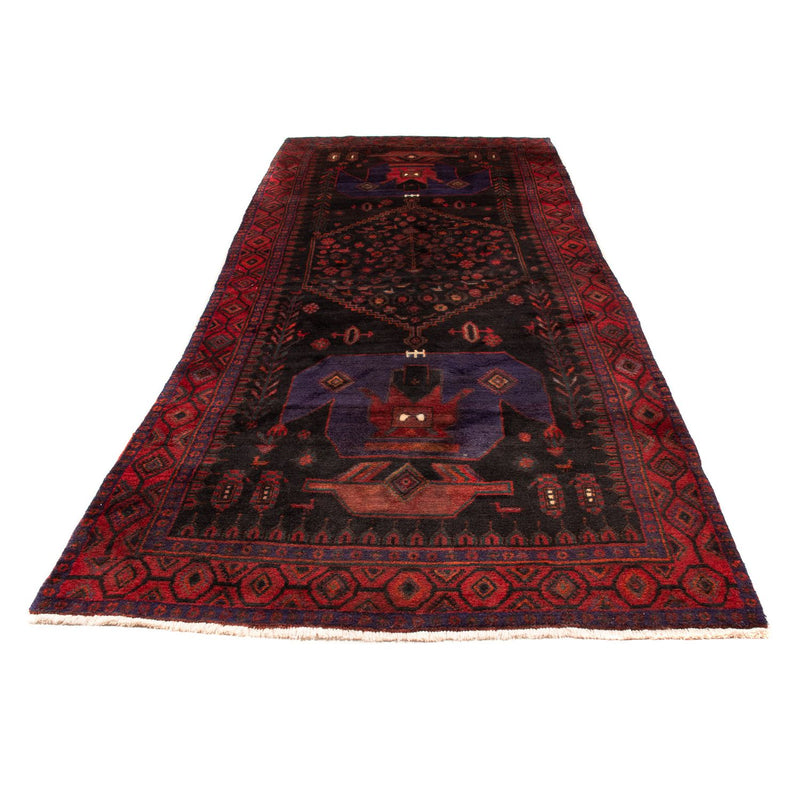 Orientteppich 380 x 146 cm - dunkelblau