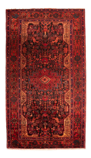 Orientteppich 348 x 185 cm - dunkelrot