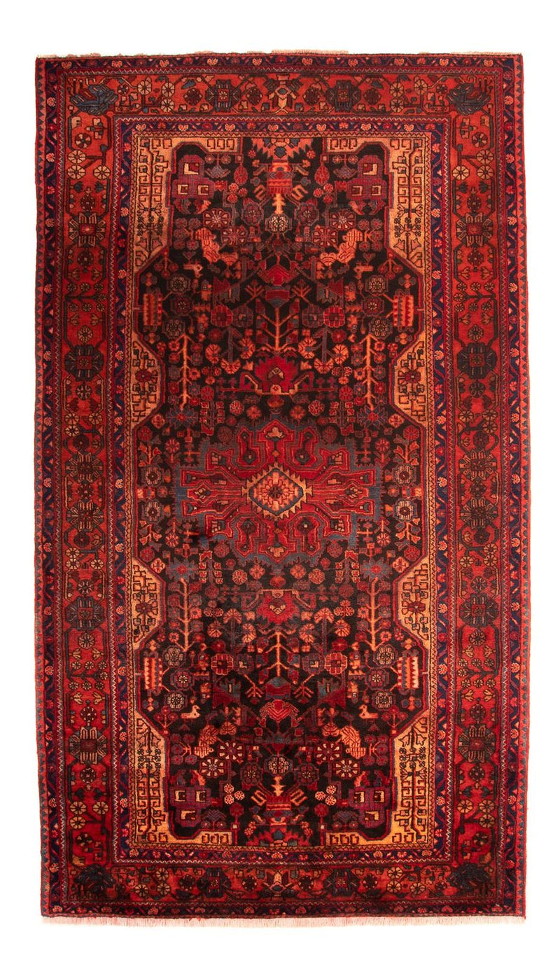 Orientteppich 348 x 185 cm - dunkelrot