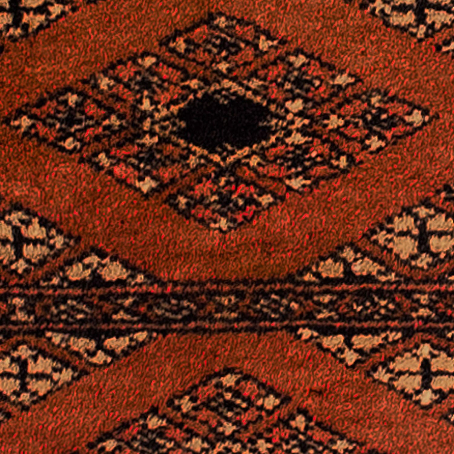 Pakistan Teppich 63 x 32 cm - dunkelrot