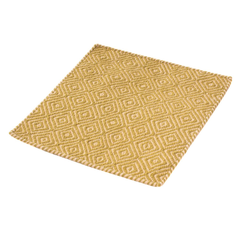 Kelim Teppich - Trendy 47 x 43 cm - gold