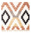 Kelim Teppich - Trendy 69 x 67 cm - beige