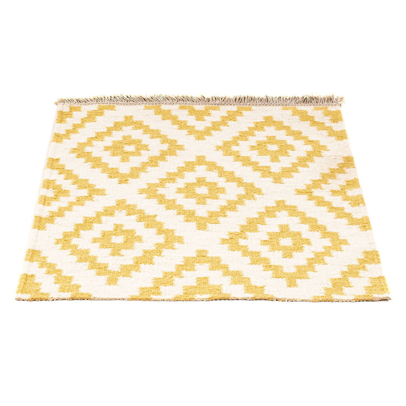 Kelim Teppich - Trendy 80 x 72 cm - beige