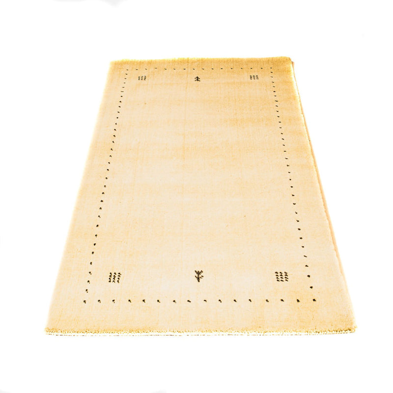 Gabbeh Teppich - Loribaft Indus 142 x 73 cm - beige