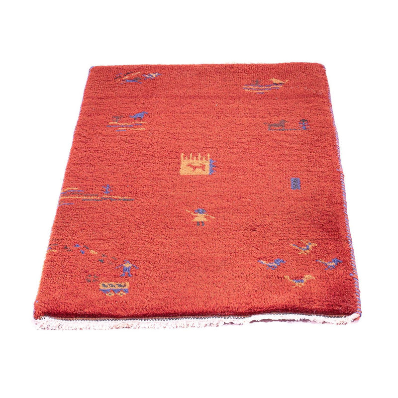 Gabbeh Teppich - Indus 90 x 60 cm - rot