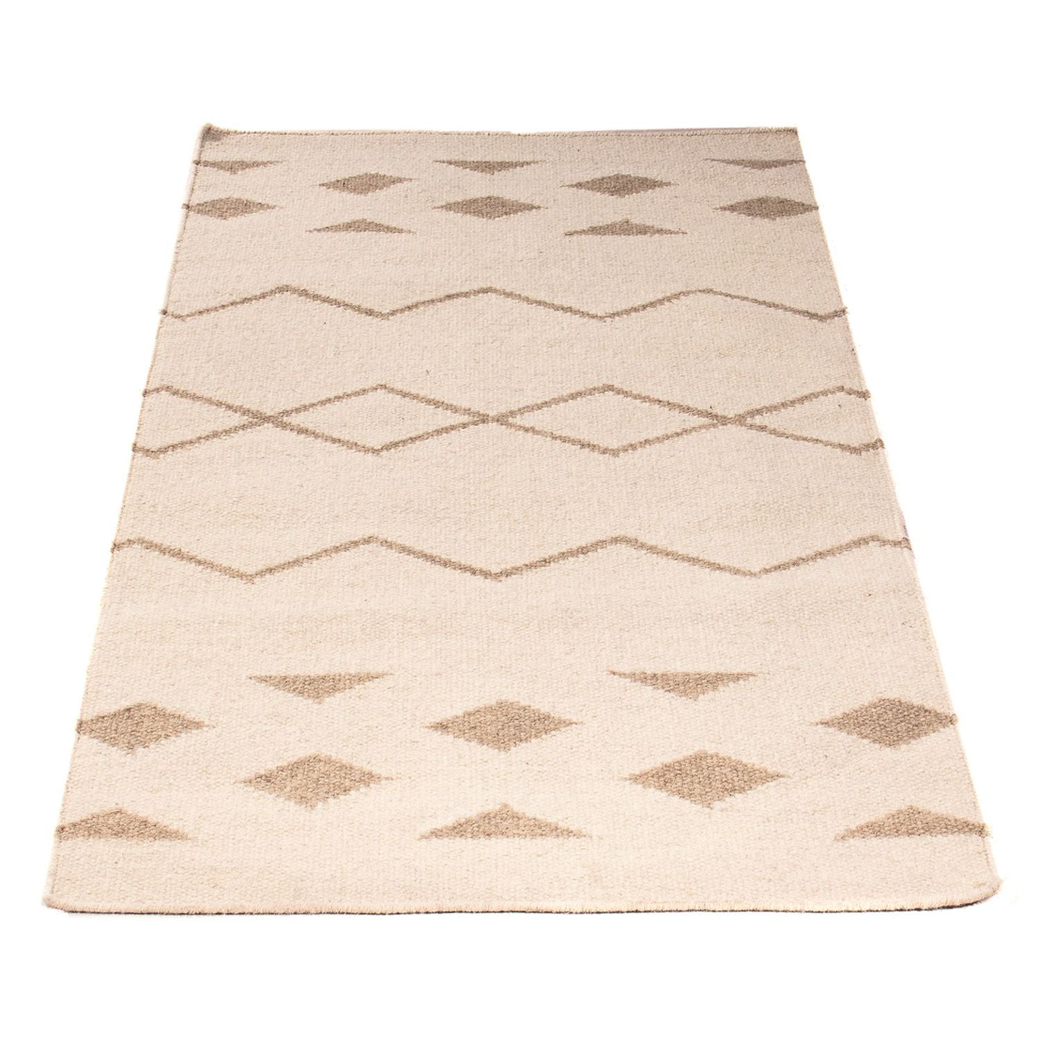 Kelim Teppich - Trendy 150 x 76 cm - beige