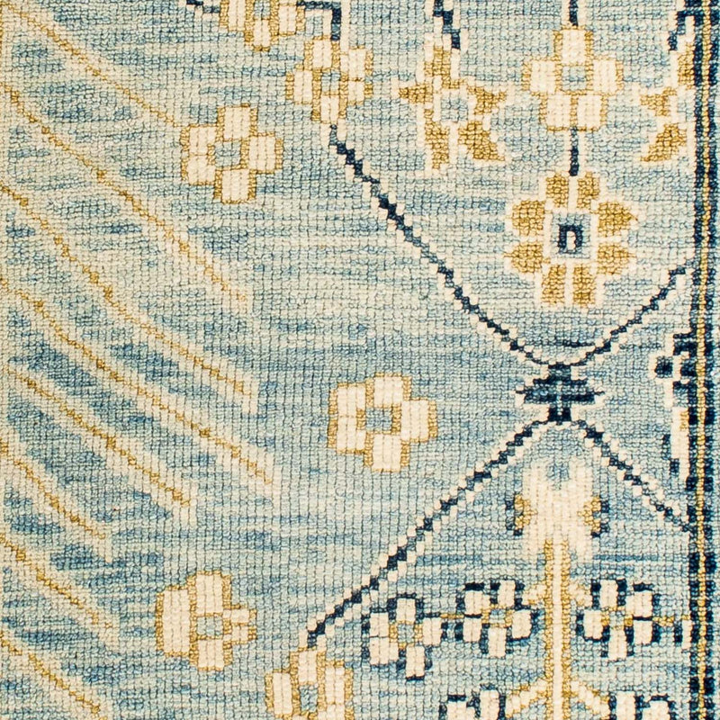 Ziegler Teppich - Modern 92 x 62 cm - hellblau