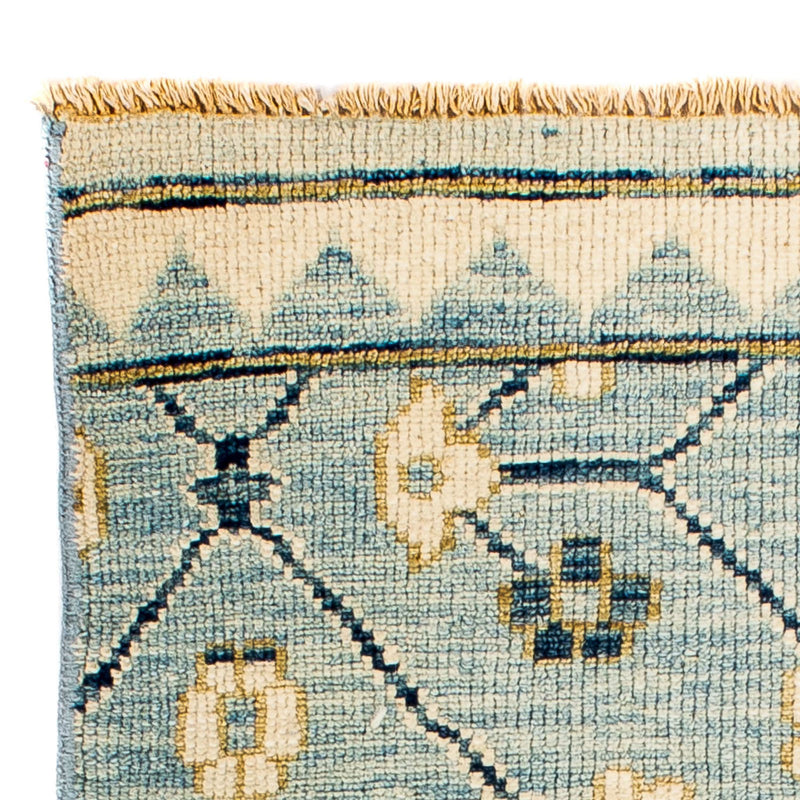 Ziegler Teppich - Modern 92 x 62 cm - hellblau