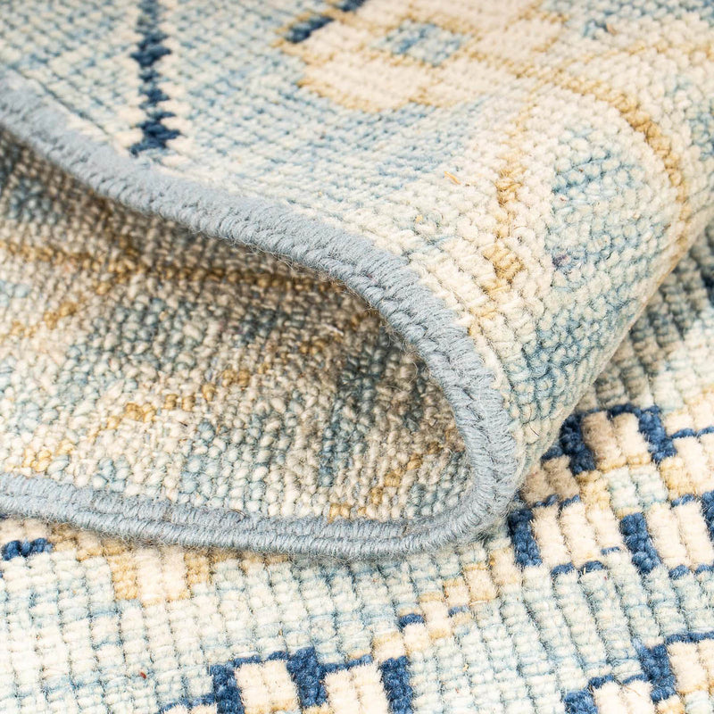Ziegler Teppich - Modern 92 x 62 cm - hellblau