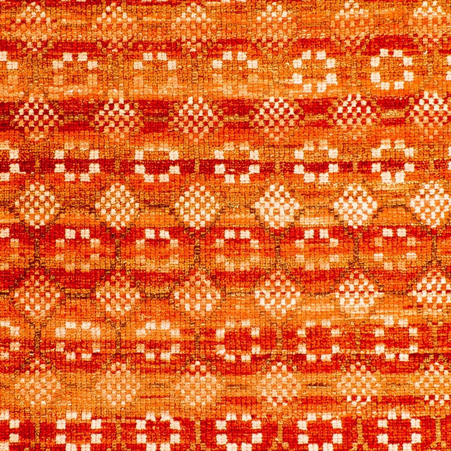 Designer Teppich 92 x 62 cm - orange