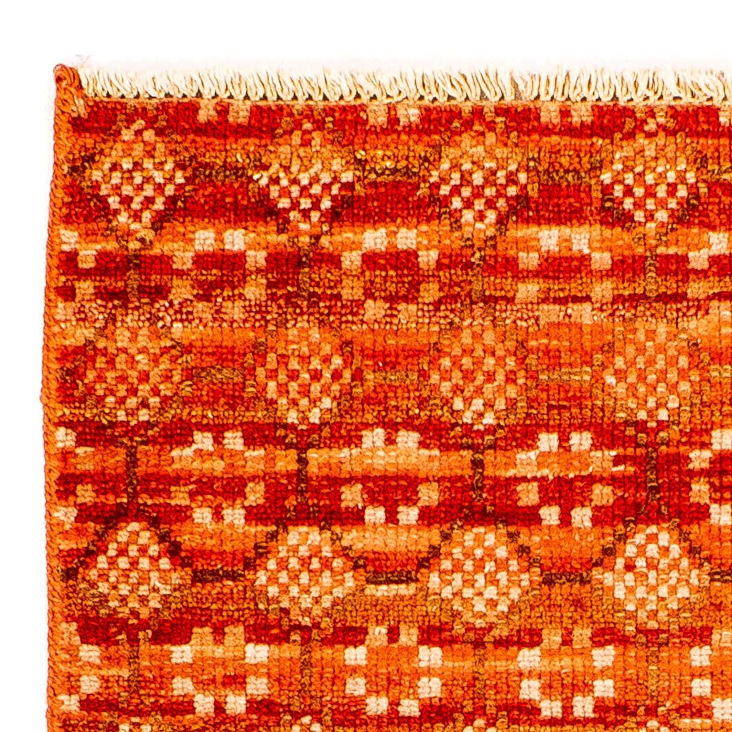 Designer Teppich 92 x 62 cm - orange
