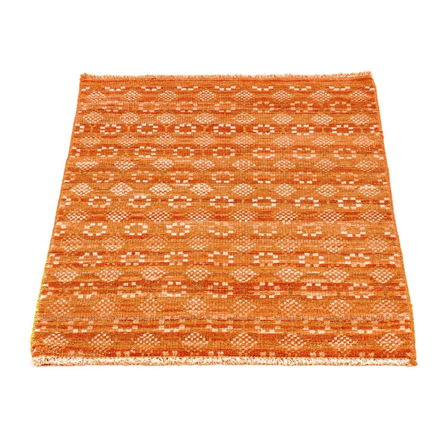 Designer Teppich 92 x 62 cm - orange