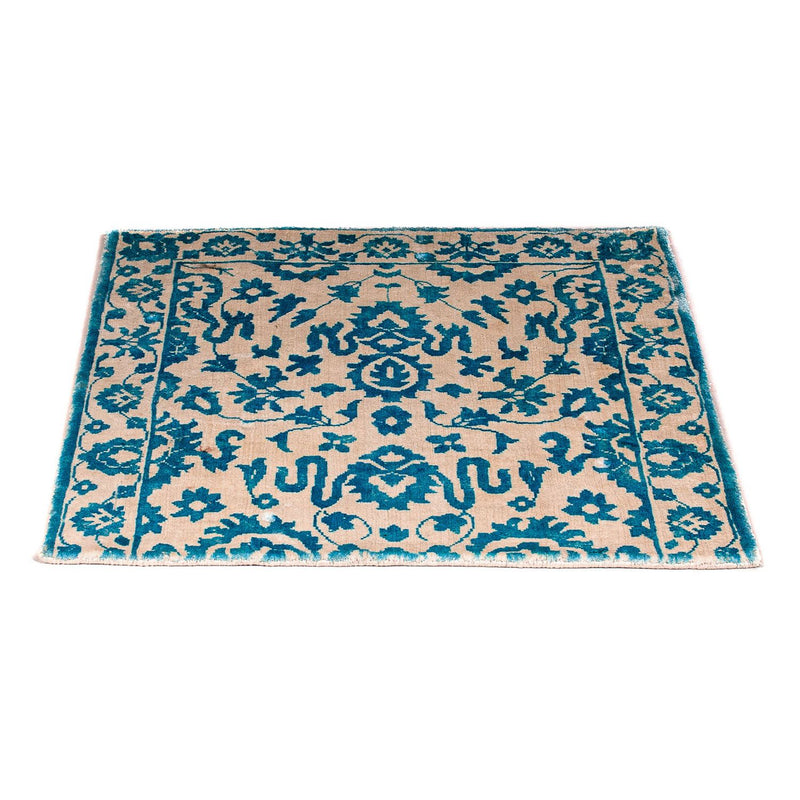 Vintage Teppich 70 x 70 cm Quadratischer Teppich