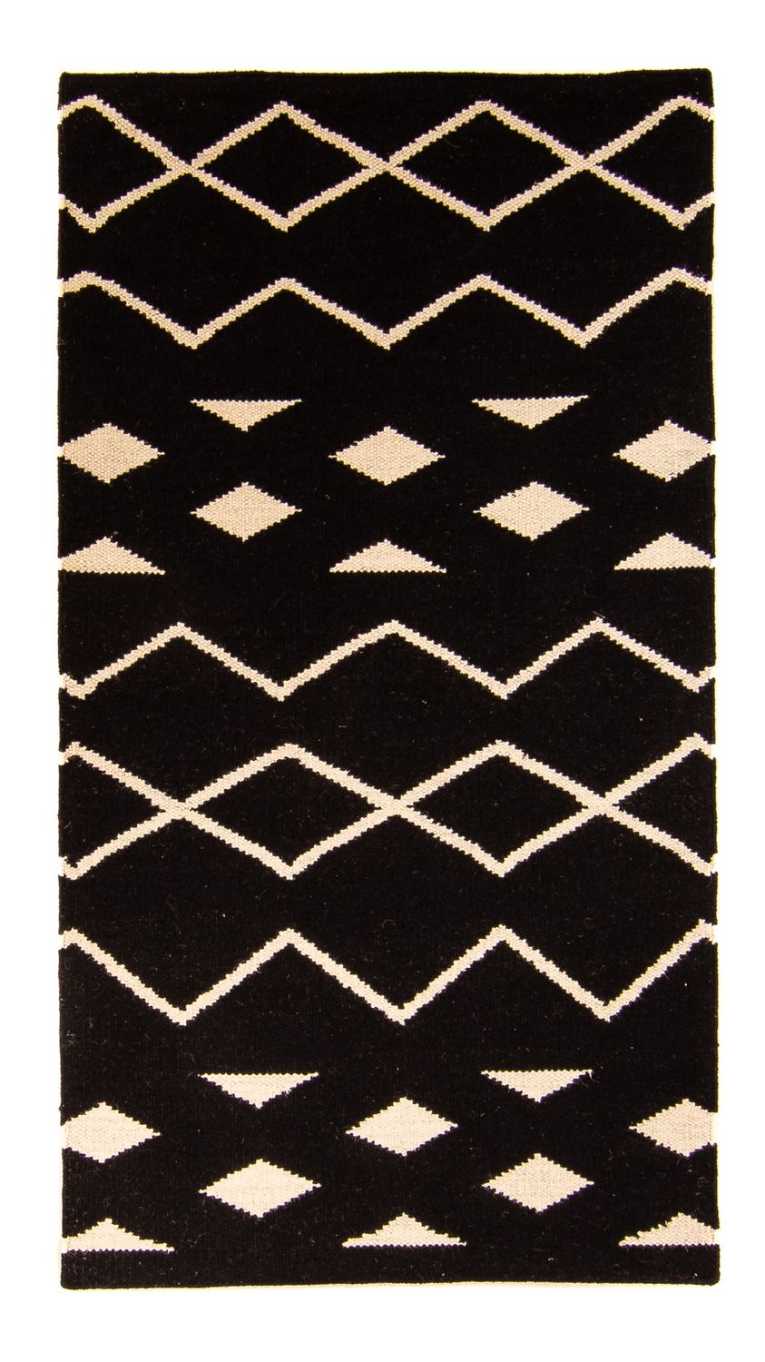 Kelim Teppich - Trendy 160 x 80 cm - dunkelblau