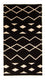 Kelim Teppich - Trendy 160 x 80 cm - dunkelblau