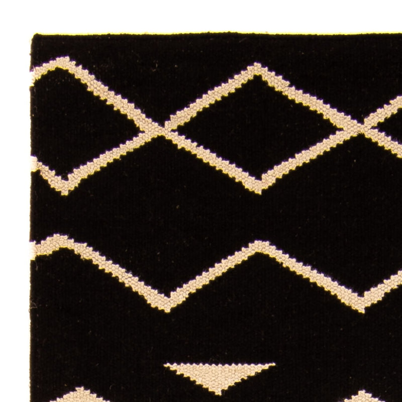 Kelim Teppich - Trendy 160 x 80 cm - dunkelblau