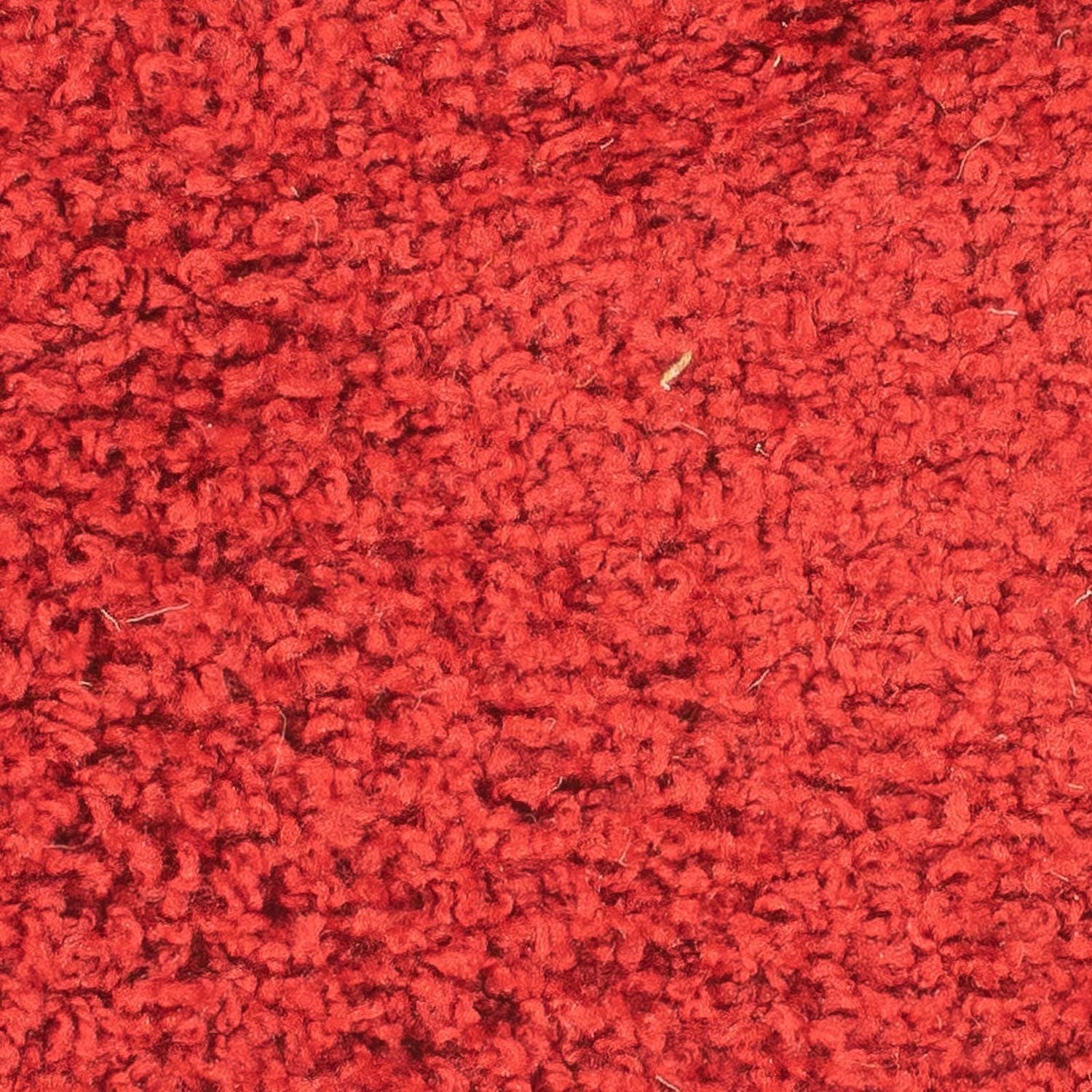 Hochflor Teppich 110 x 60 cm - rot