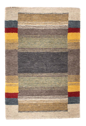 Nepal Teppich 90 x 60 cm - mehrfarbig