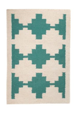 Kelim Teppich - Trendy 90 x 60 cm - beige