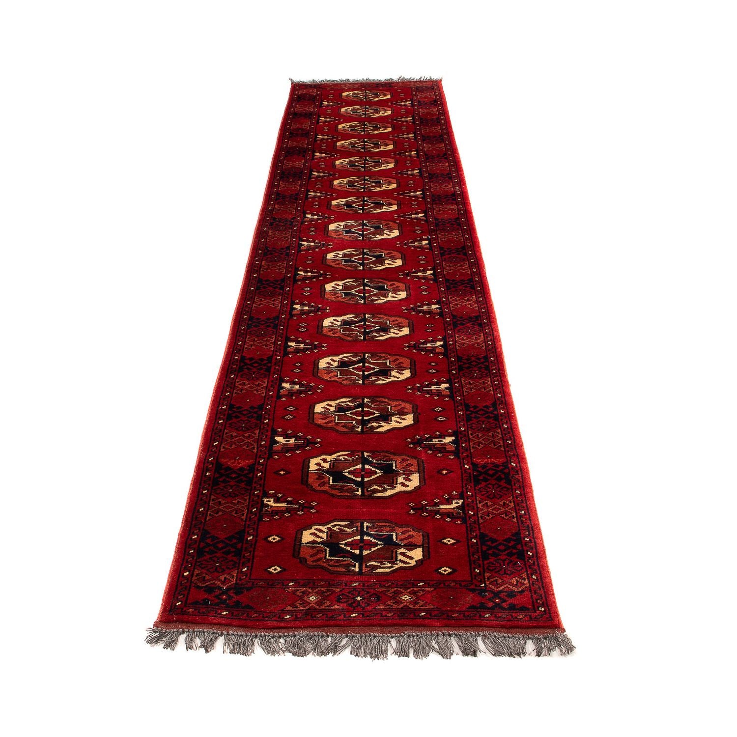 Afghan Teppich 356 x 82 cm