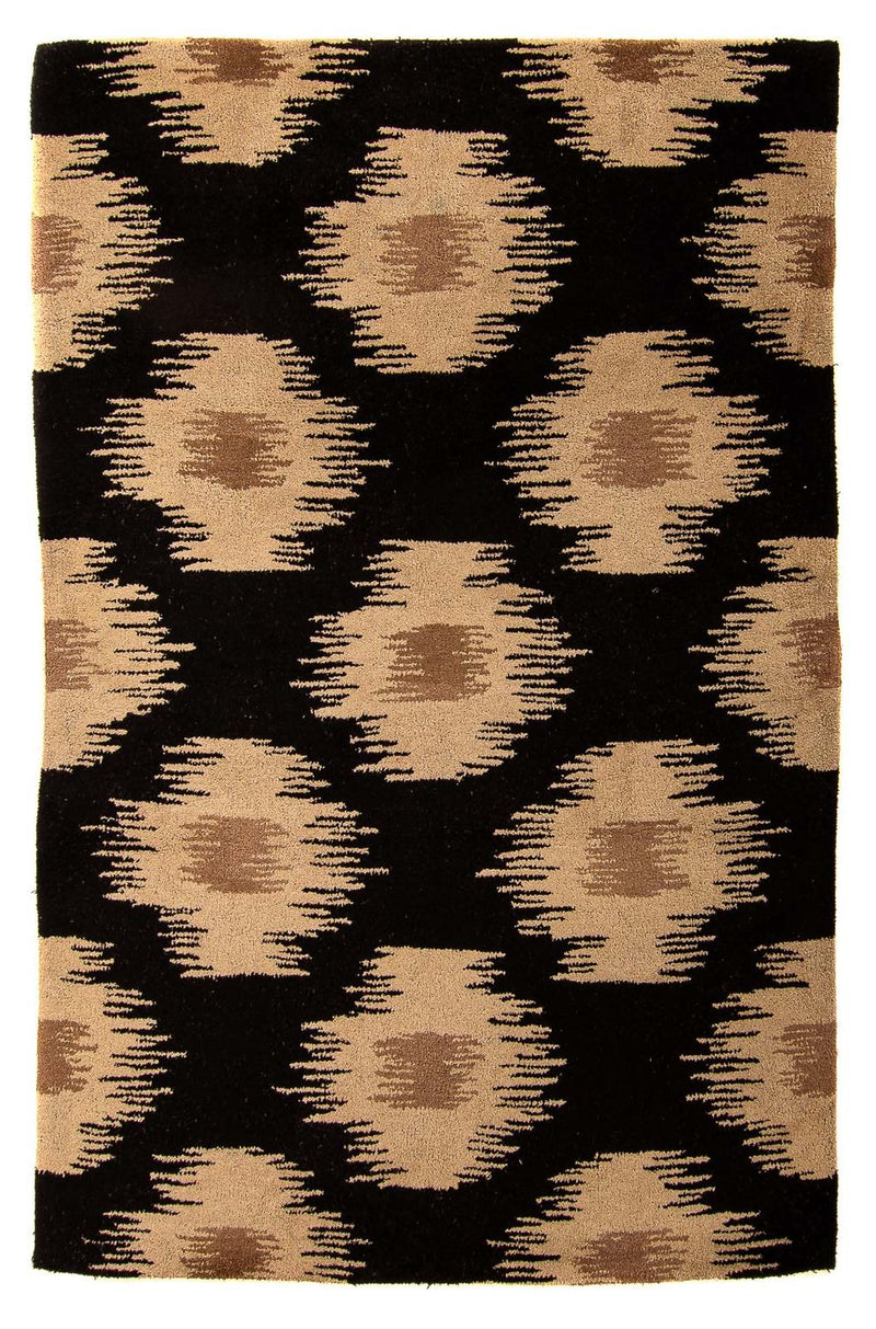 Wollteppich 235 x 150 cm Wohnzimmer Teppich