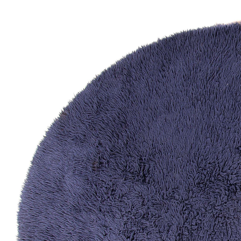Hochflor Teppich 261 x 261 cm - dunkelblau