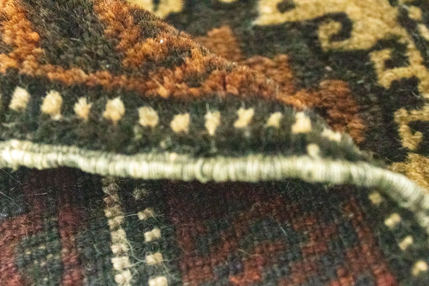 Afghan Teppich 47 x 41 cm