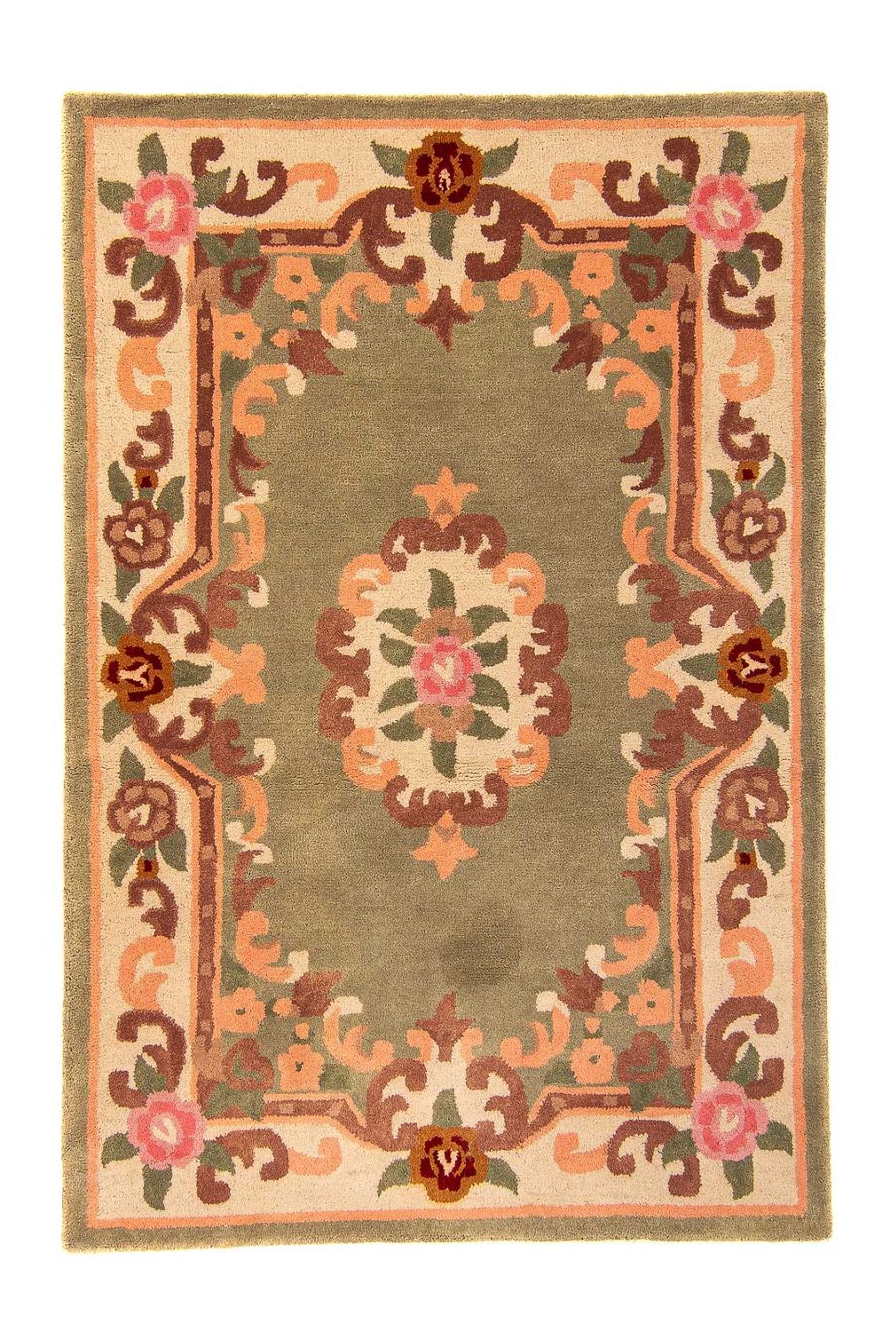 China Teppich 184 x 123 cm - hellbraun