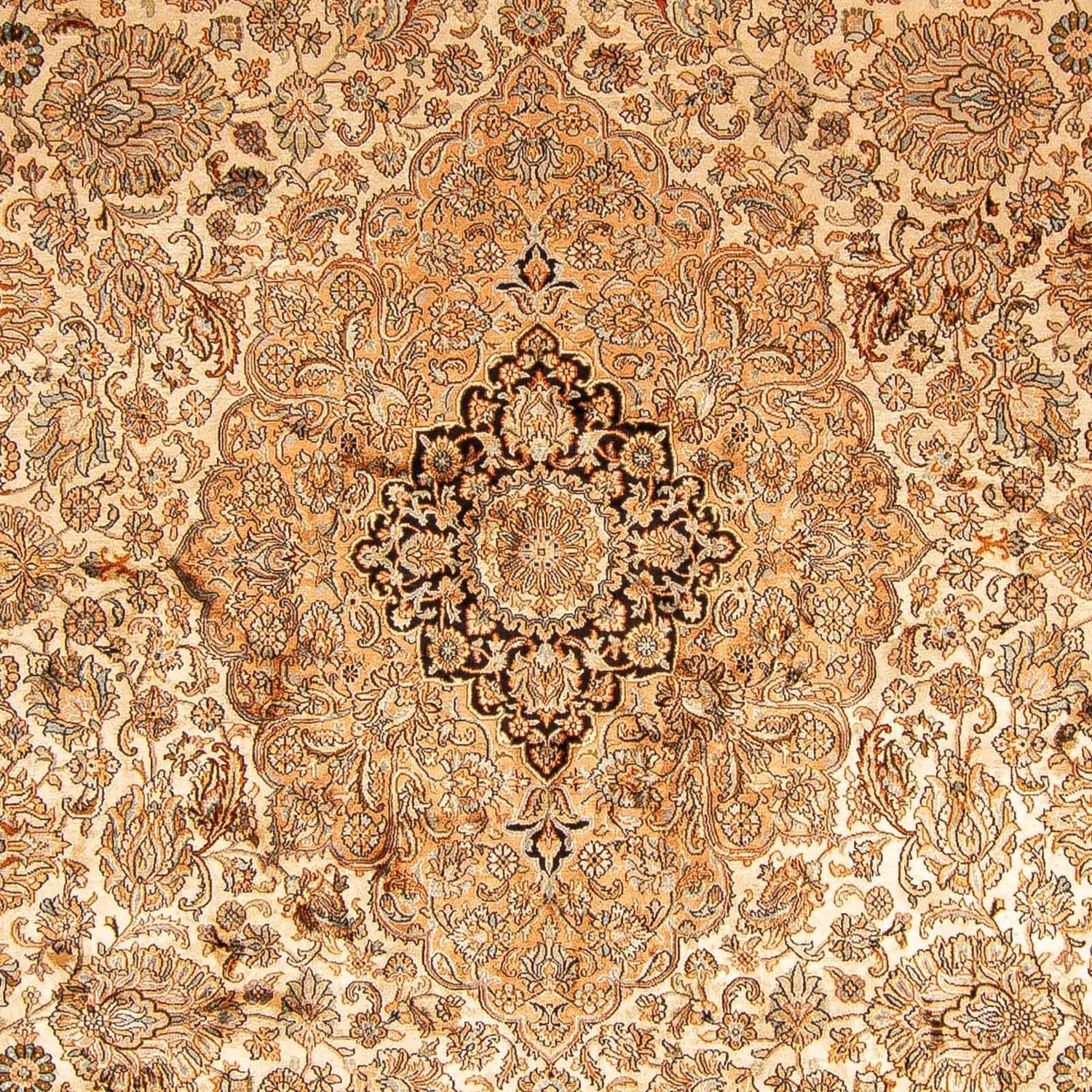 Seidenteppich - Kaschmir Seide 410 x 307 cm Wohnzimmer Teppich