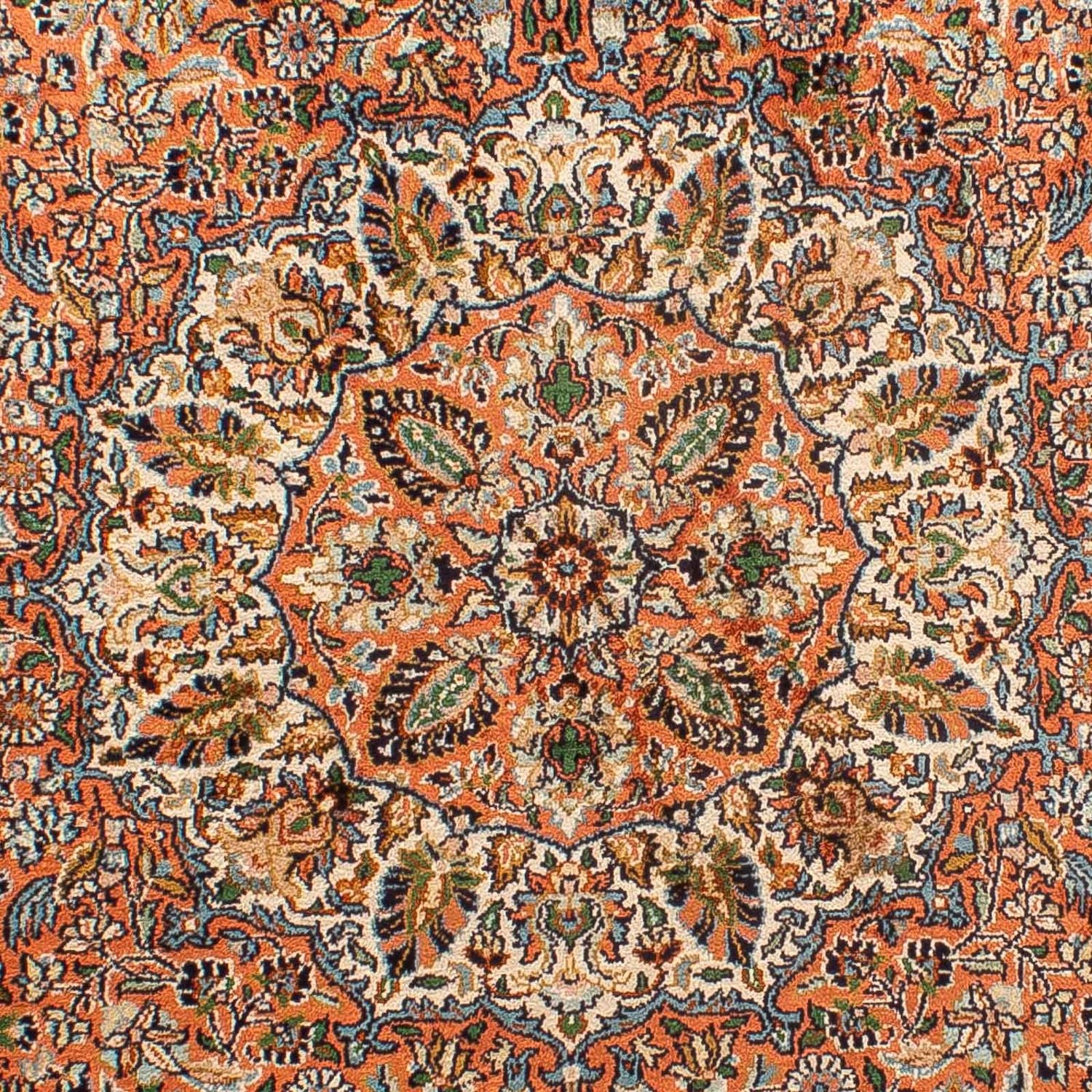 Seidenteppich - Kaschmir Seide 182 x 121 cm Teppichbrücke