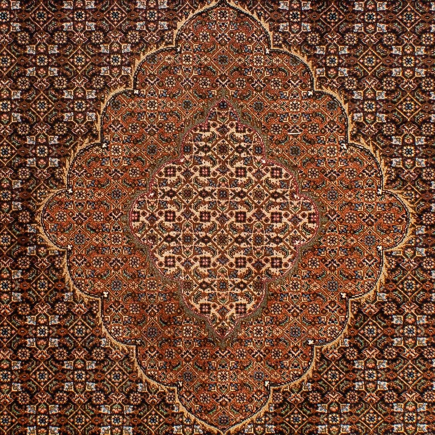 Perserteppich - Täbriz - Royal 202 x 150 cm - braun
