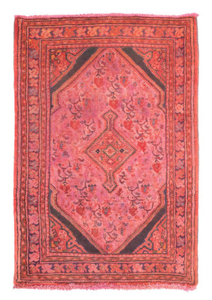 Orientteppich 84 x 55 cm - hellrot