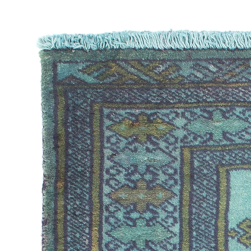 Orientteppich 92 x 64 cm - hellblau