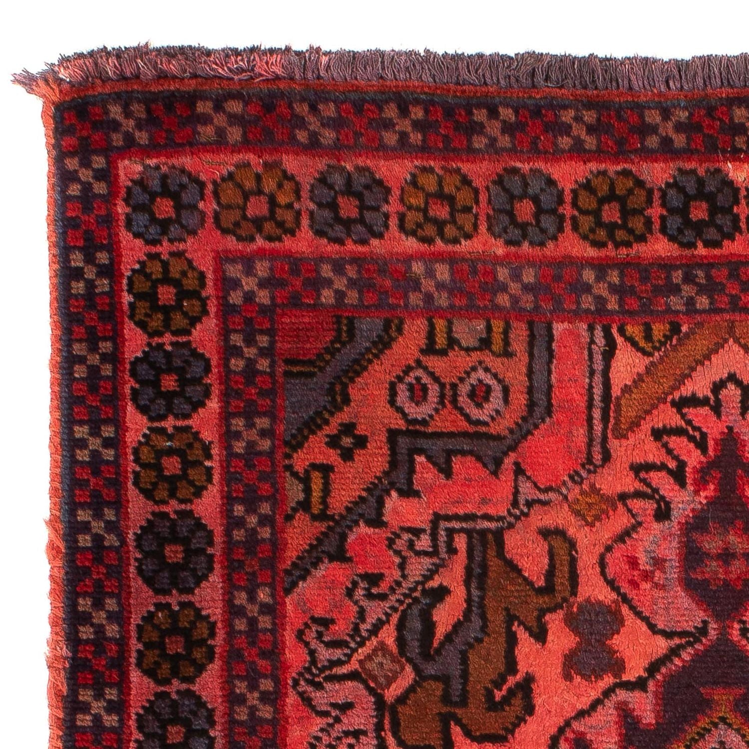 Orientteppich 100 x 66 cm - hellrot