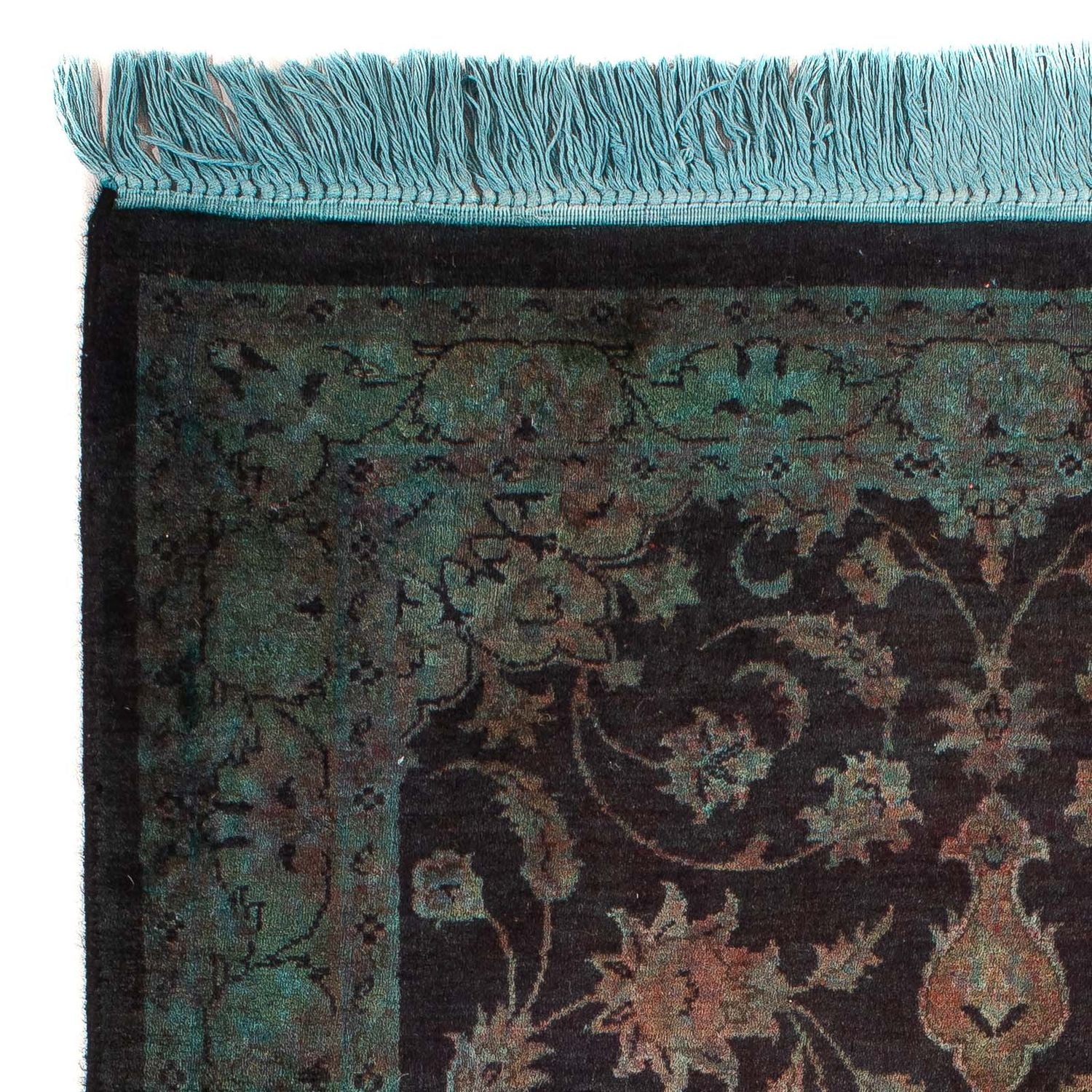 Orientteppich 130 x 76 cm - hellblau