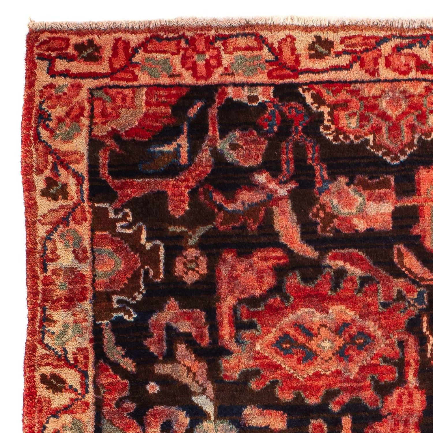 Perserteppich - Nomadic 118 x 95 cm - hellrot