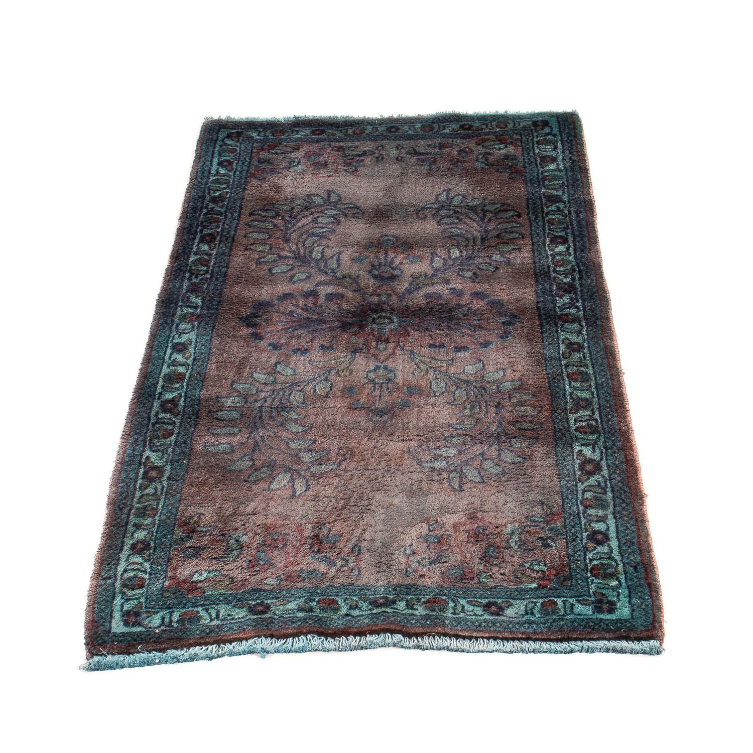 Orientteppich 137 x 65 cm - mehrfarbig